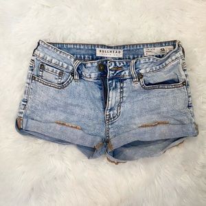 Pacsun Bullhead Low Rise Denim Shorts